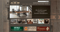 Desktop Screenshot of americanheritagebilliards.com